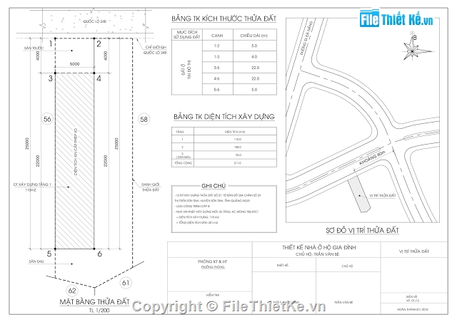 Bản vẽ nhà phố,Bản vẽ nhà phố kt 5x22m,nhà phố 2 tầng 5x18m